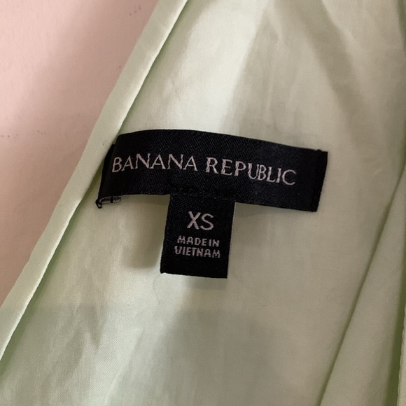 Banana Republic Cotton-TENCEL Maxi Dress, Honeydew SIZE XS - Picture 7 of 9